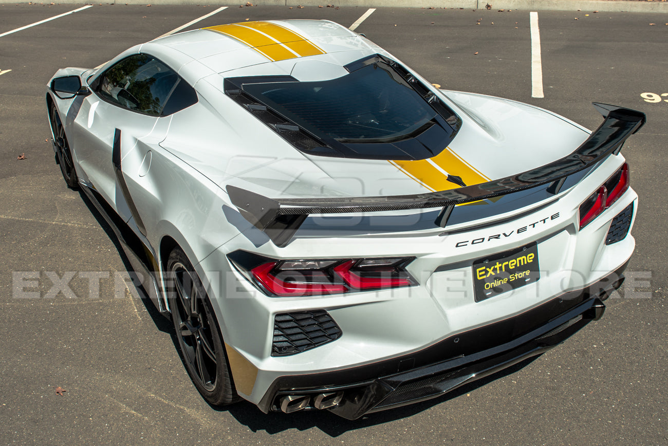 Chevrolet Corvette C8 Rear Trunk Spoiler High Wing