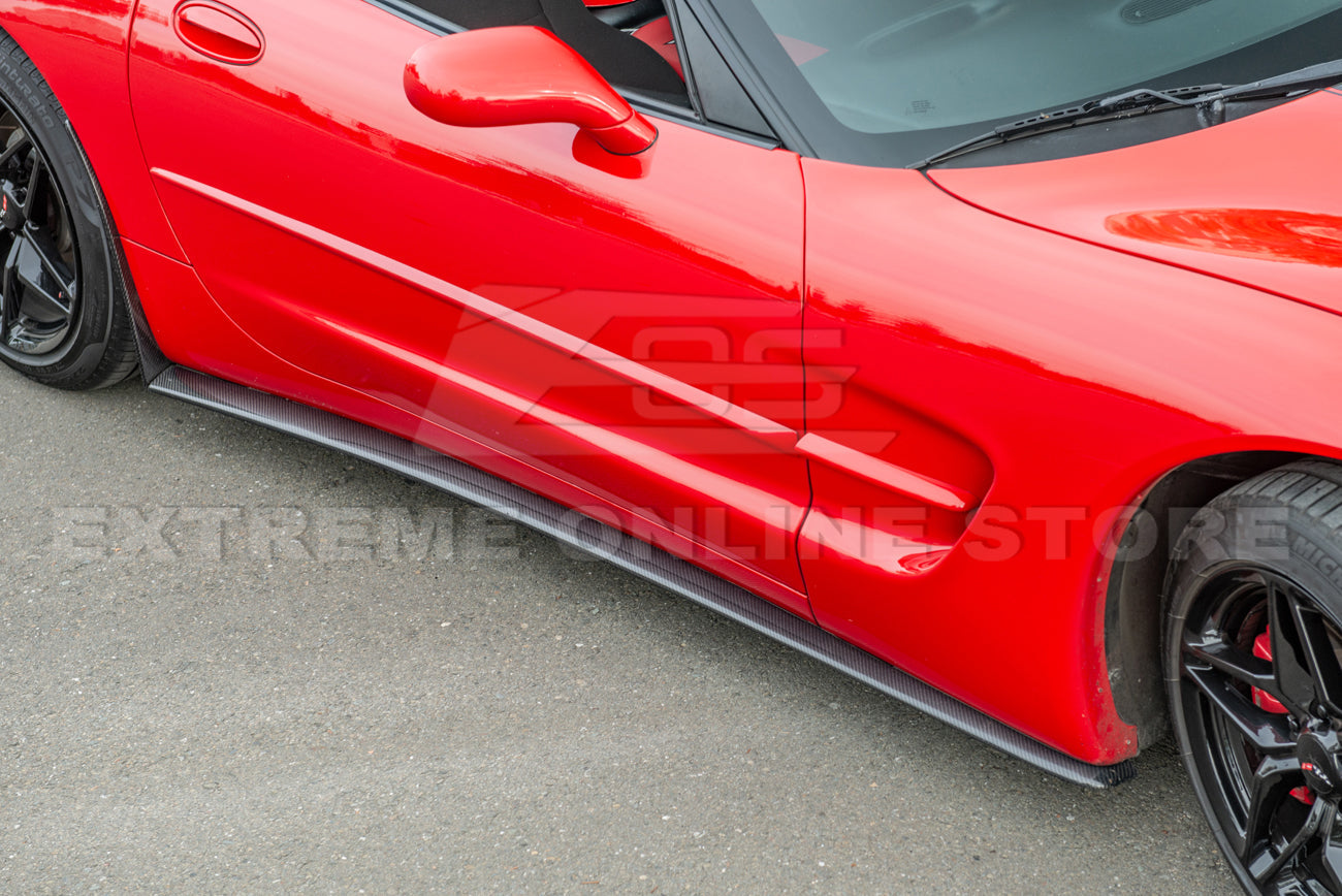 Corvette C5 ZR1 Carbon Fiber Splitter Lip & Side Skirts