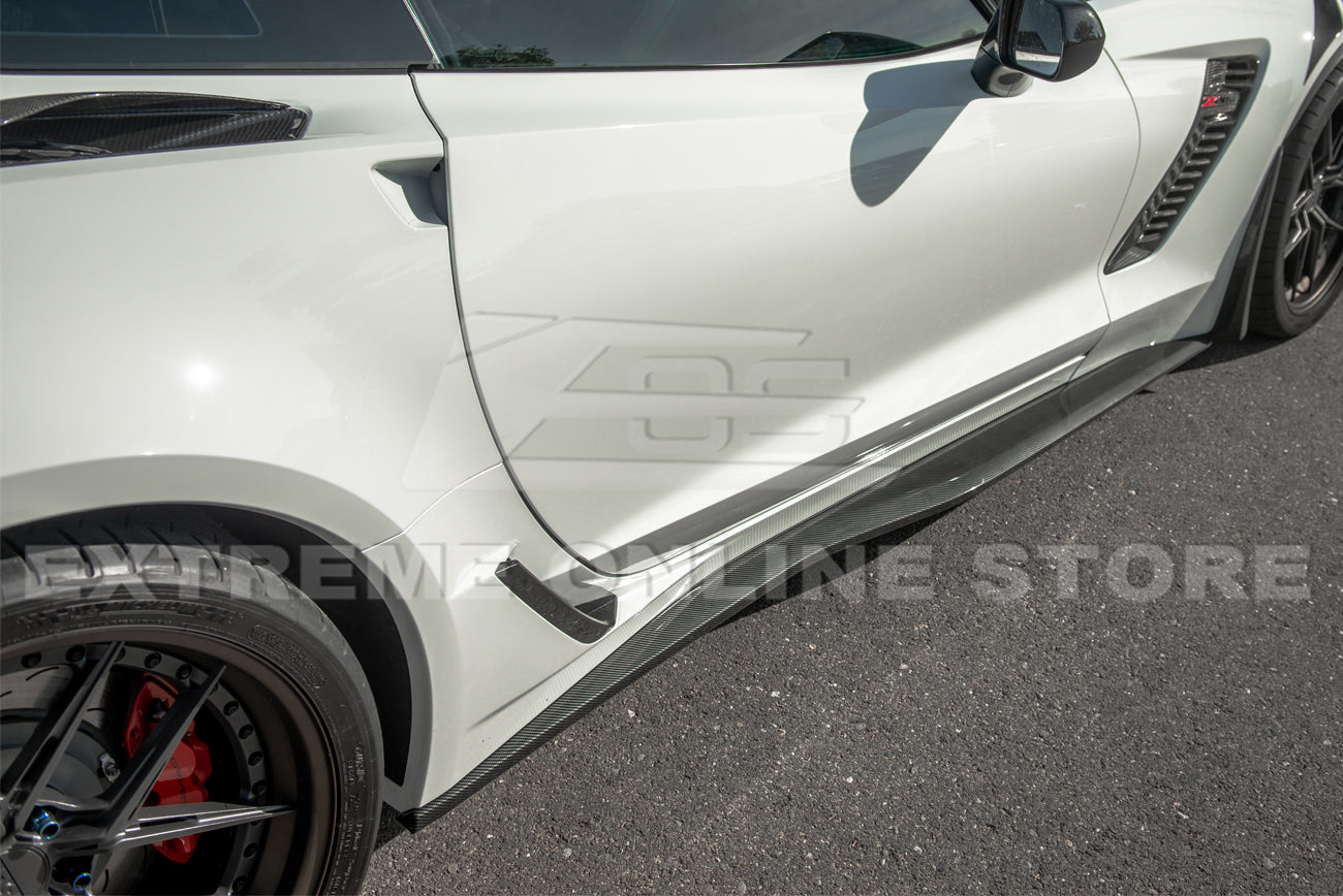 Corvette C7 Z06 Conversion Side Skirts Rocker Panels