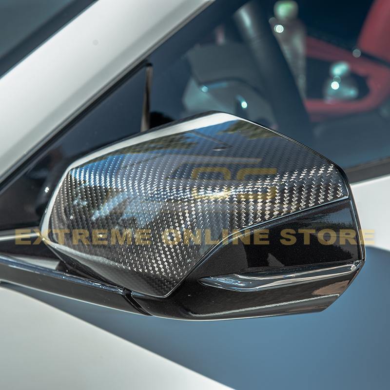 Corvette C8 Carbon Fiber Mirror Covers - Extreme Online Store