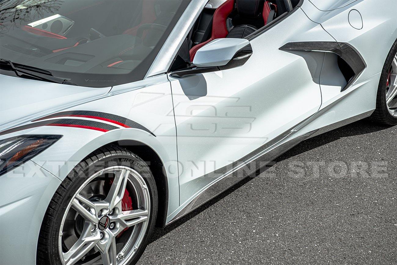 Corvette C8 Z51 Add On Side Skirts Rocker Panels - Extreme Online Store