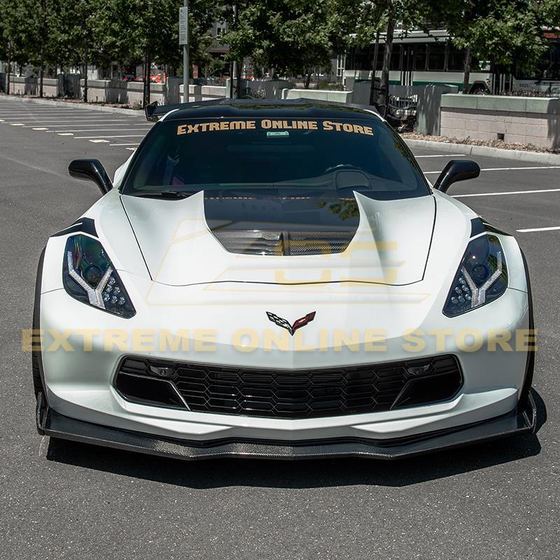 Corvette C7 Stage 2.5 ZR1 Conversion Extended Front Splitter Air Dam - Extreme Online Store