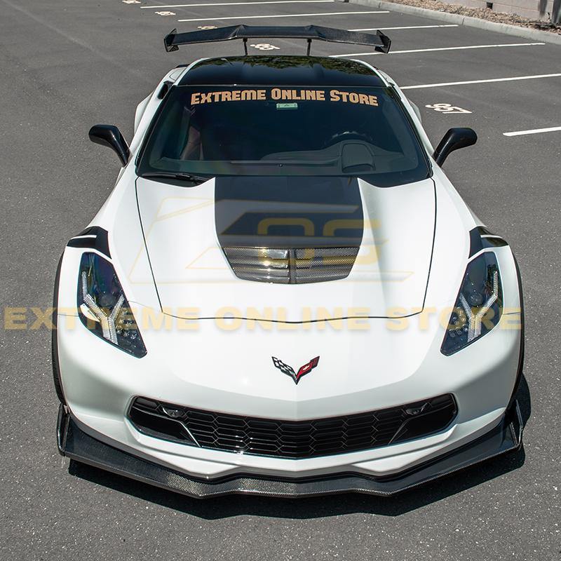 Corvette C7 Stage 2.5 ZR1 Conversion Extended Front Splitter Air Dam - Extreme Online Store