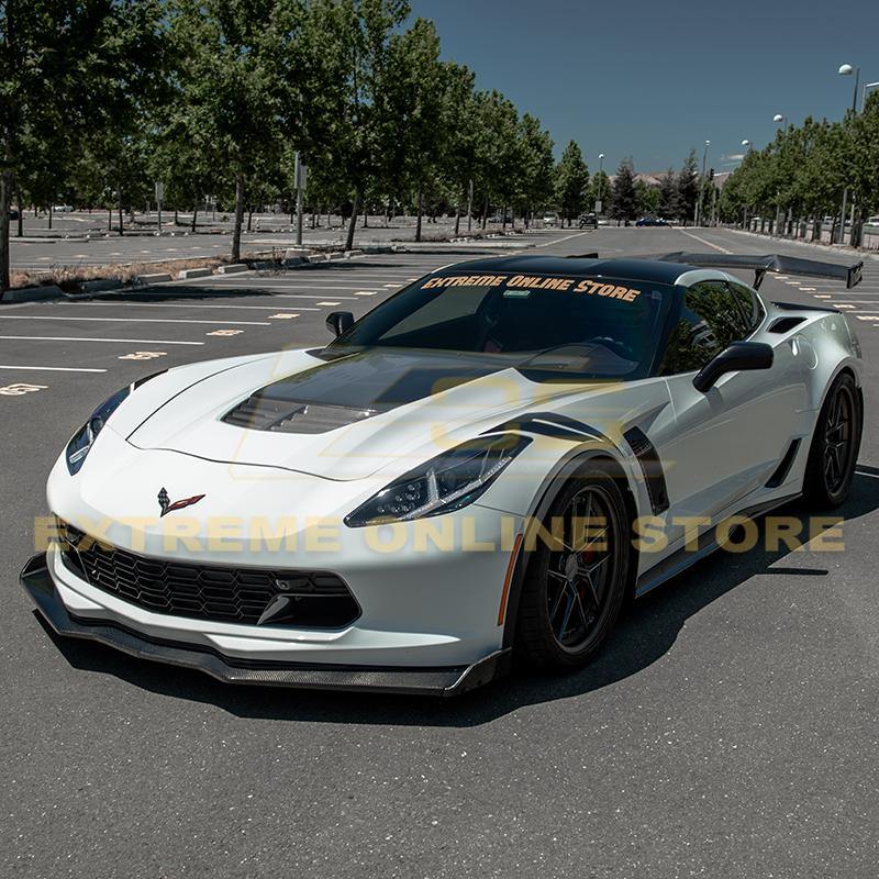 Corvette C7 Stage 2.5 ZR1 Conversion Extended Front Splitter Air Dam - Extreme Online Store