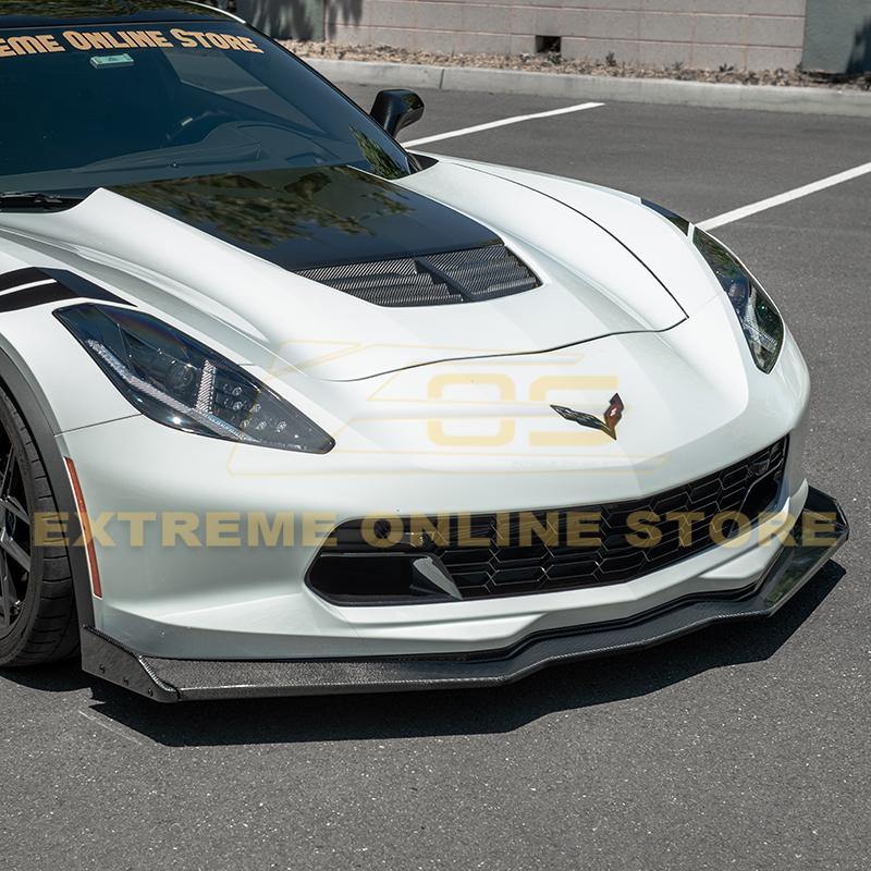 Corvette C7 Stage 2.5 ZR1 Conversion Extended Front Splitter Air Dam - Extreme Online Store