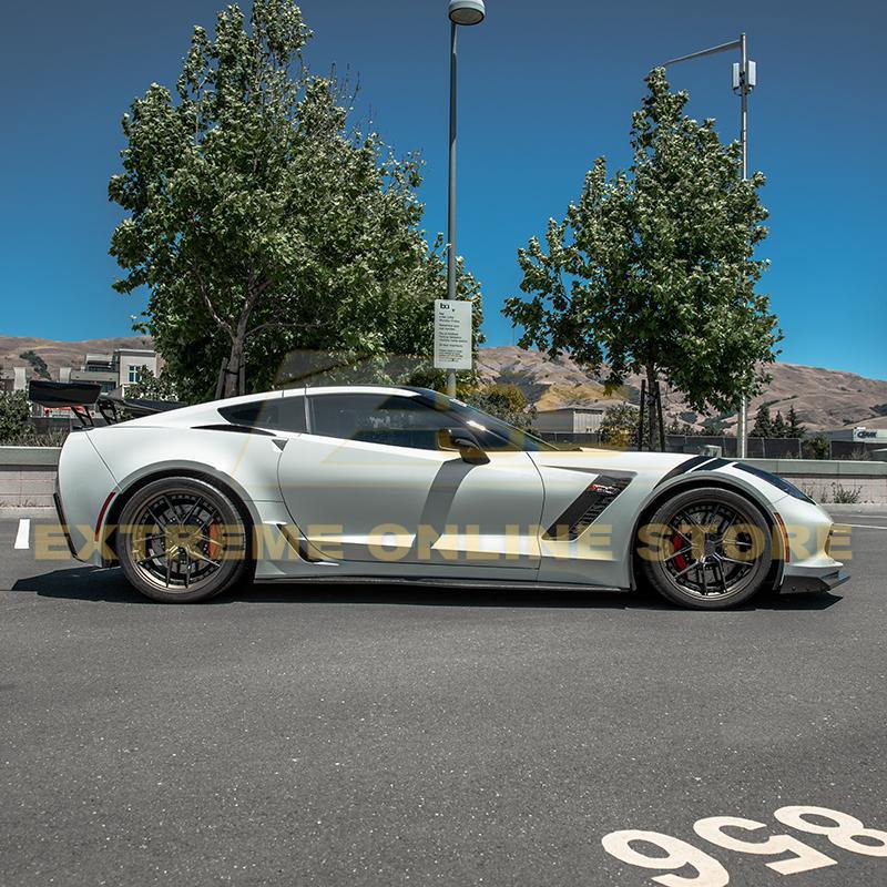 Corvette C7 Stage 2.5 ZR1 Conversion Extended Front Splitter Air Dam - Extreme Online Store