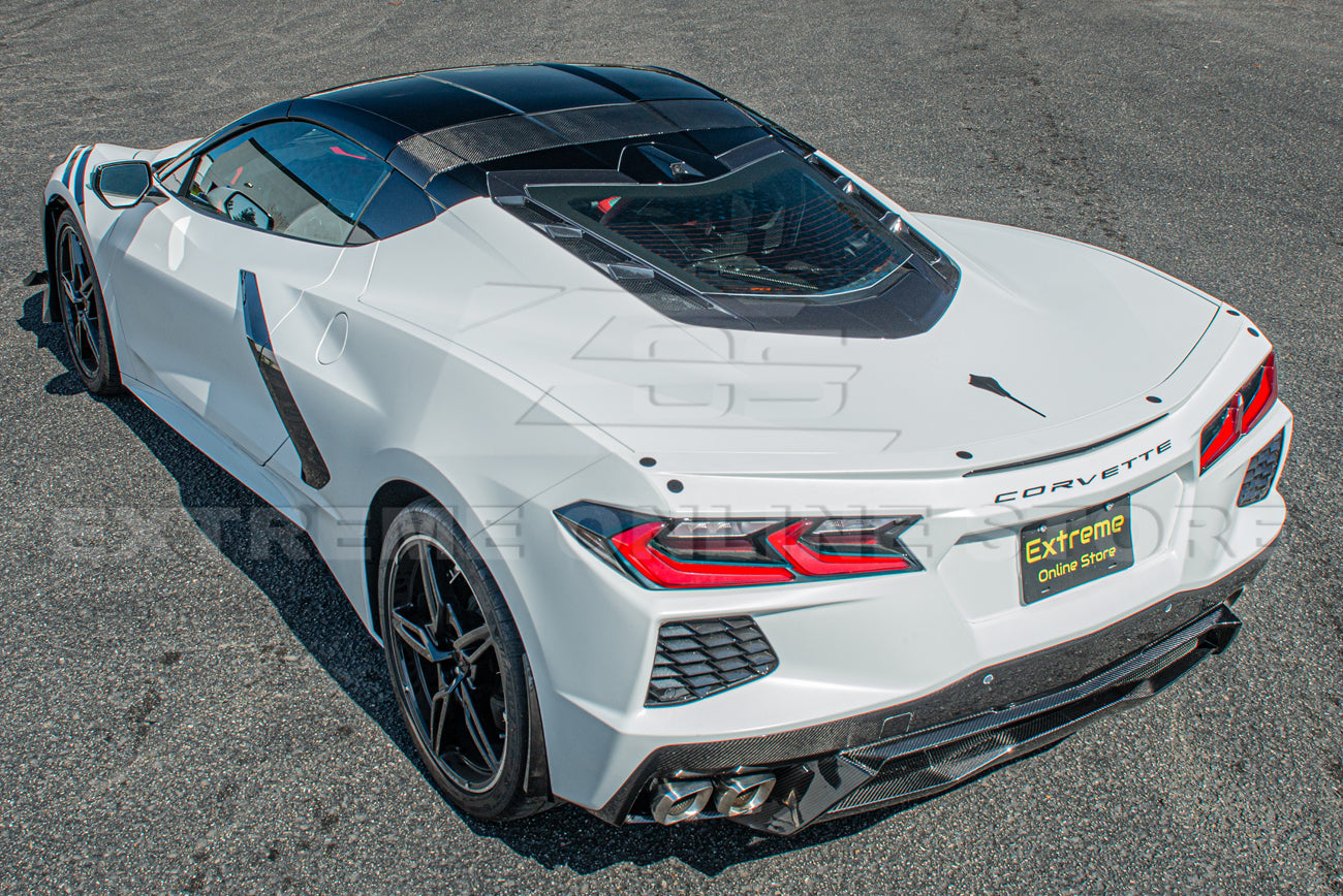 Chevrolet Corvette C8 Carbon Fiber Top Roof Pillar Bow