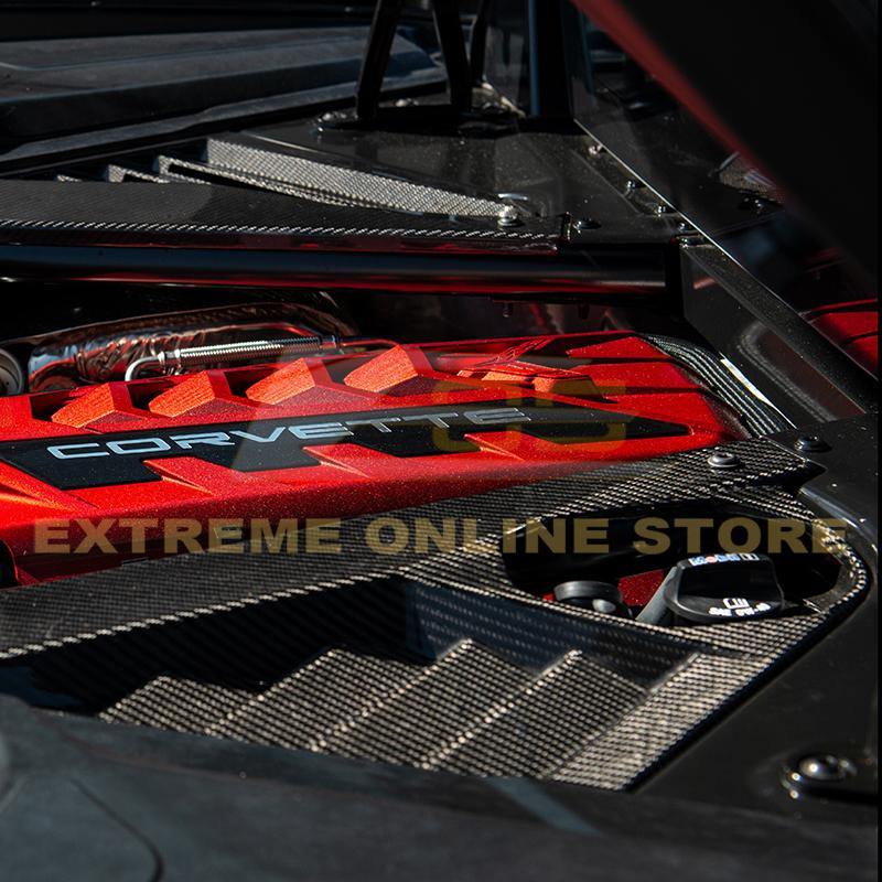 Corvette C8 Carbon Fiber Engine Bay Panel Cover - Extreme Online Store