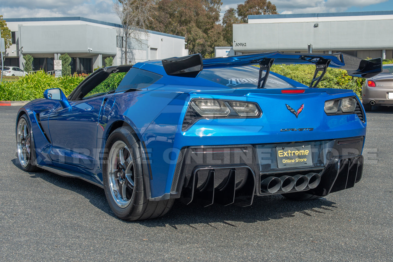 Chevrolet Corvette C7 Add On Rear Bumper Diffuser