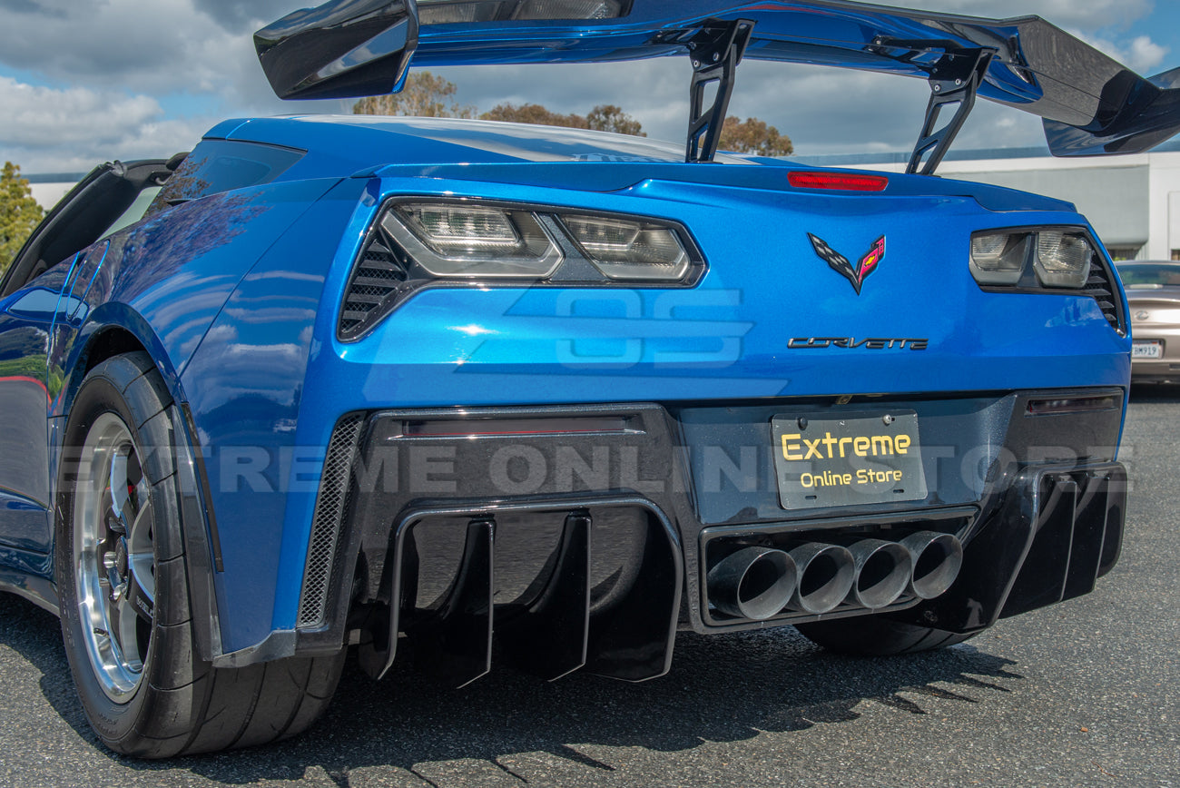 Chevrolet Corvette C7 Add On Rear Bumper Diffuser