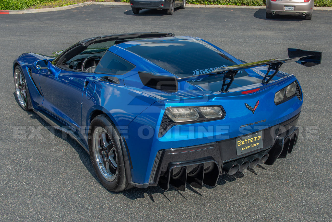 Chevrolet Corvette C7 Add On Rear Bumper Diffuser