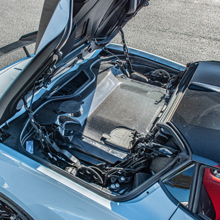 Corvette C8 HTC Carbon Fiber Engine Bay Panel Cover