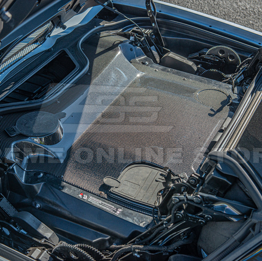 Corvette C8 HTC Carbon Fiber Engine Bay Panel Cover