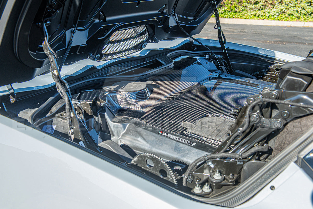 Corvette C8 HTC Carbon Fiber Engine Bay Panel Cover