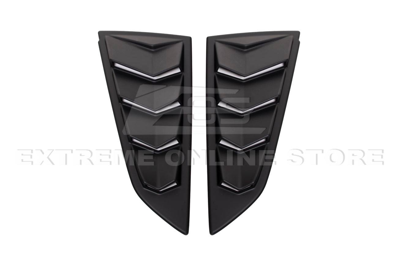 Corvette C7  Track Package Side Quarter Window Louver