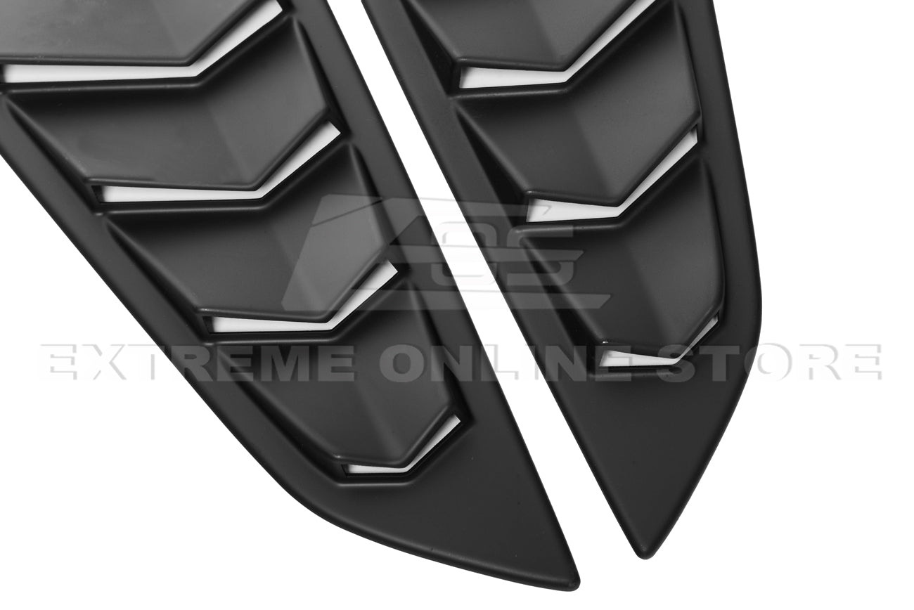 Corvette C7  Track Package Side Quarter Window Louver