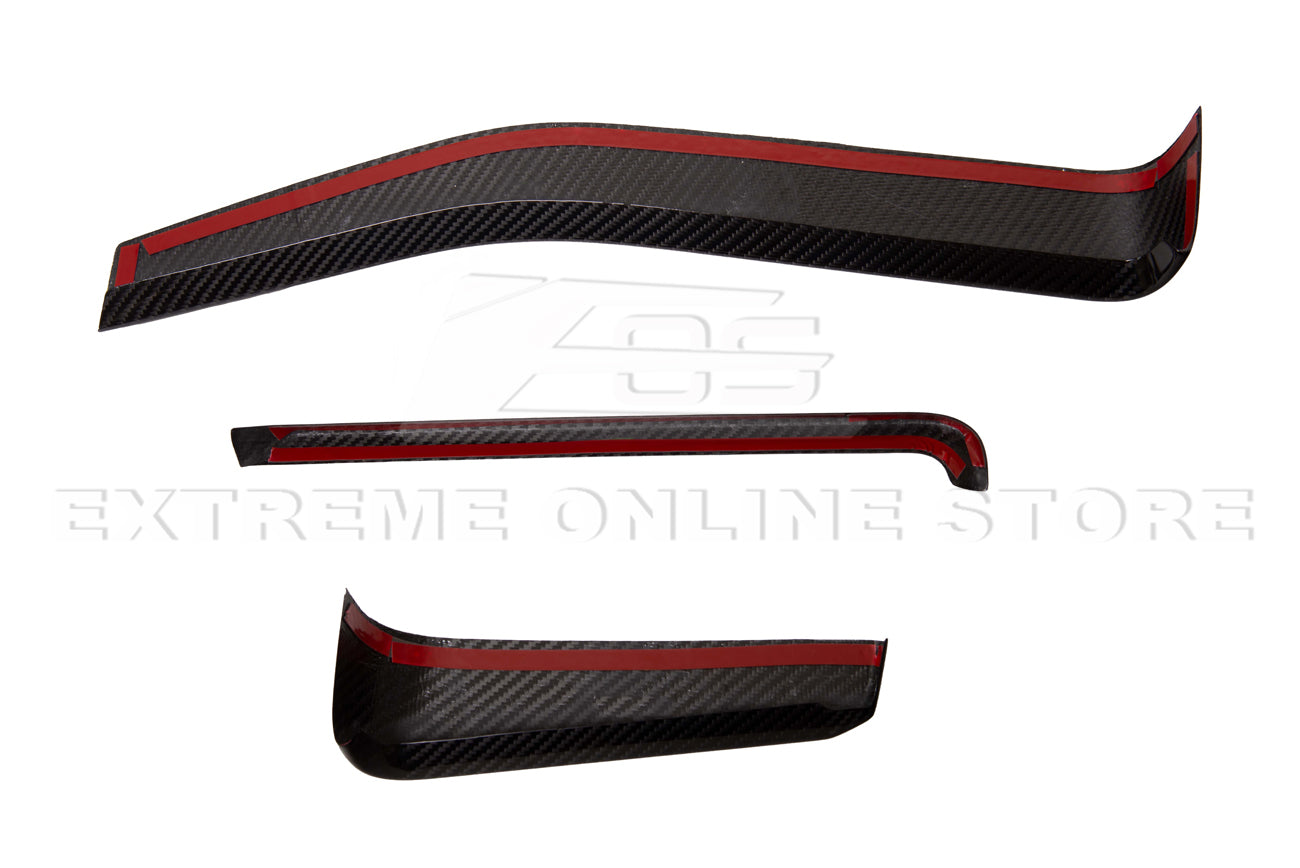 Chevrolet Corvette C8 Carbon Fiber Interior Overlay Dash Trim