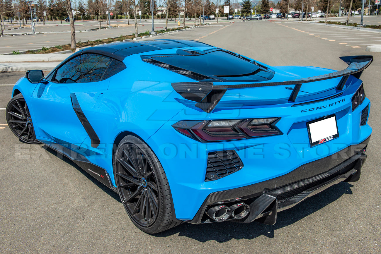 Corvette C8 Coupe Carbon Fiber Rear Window Trim