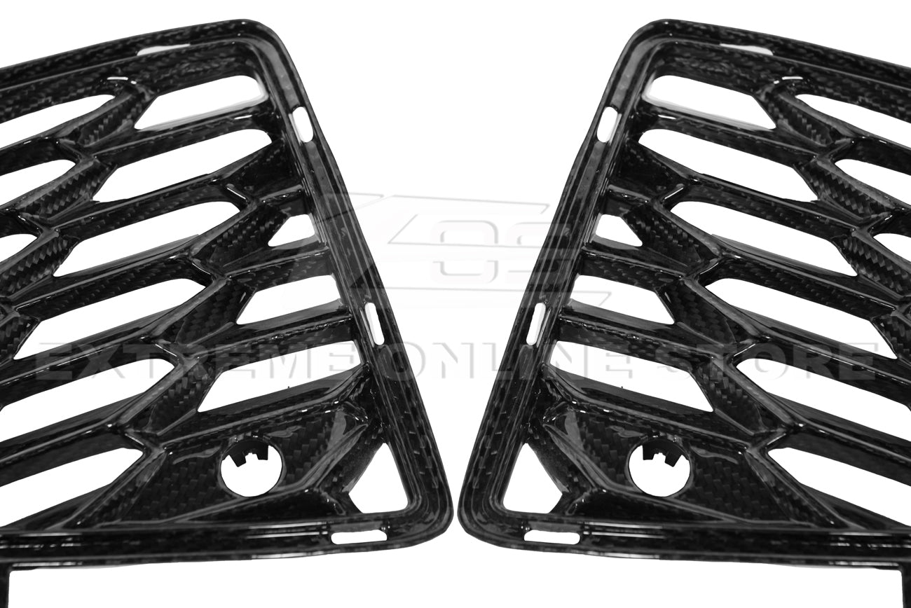 Chevrolet Corvette C8 Carbon Fiber Rear Grill Trim Cover