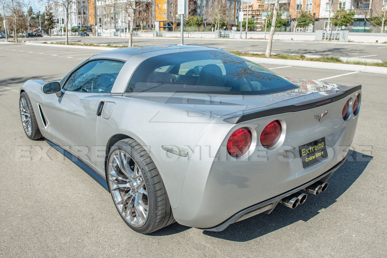 Corvette C6 Base | ZR1 Conversion Front Splitter Lip & Side Skirts Rocker Panels