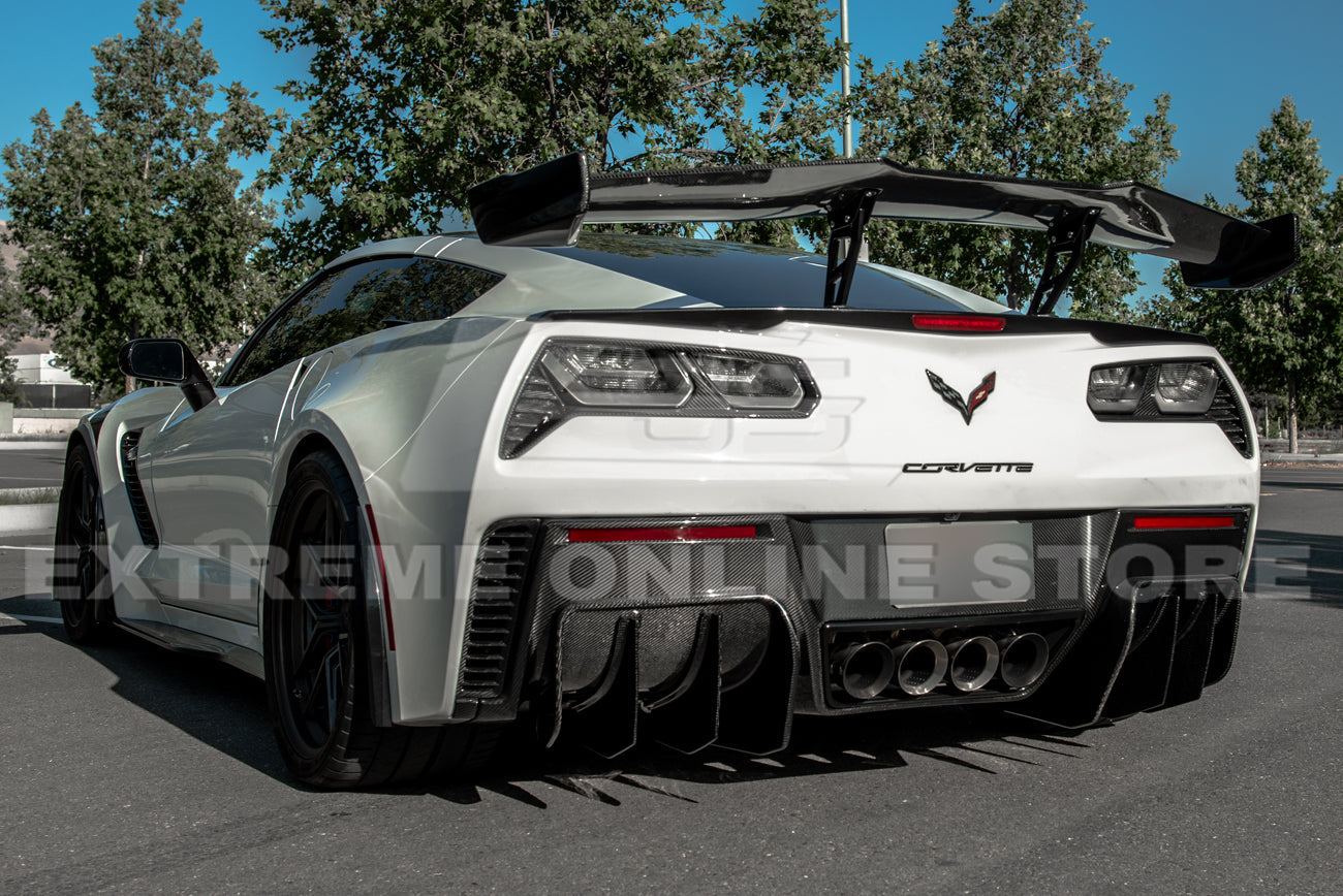 Chevrolet Corvette C7 Add On Rear Bumper Diffuser