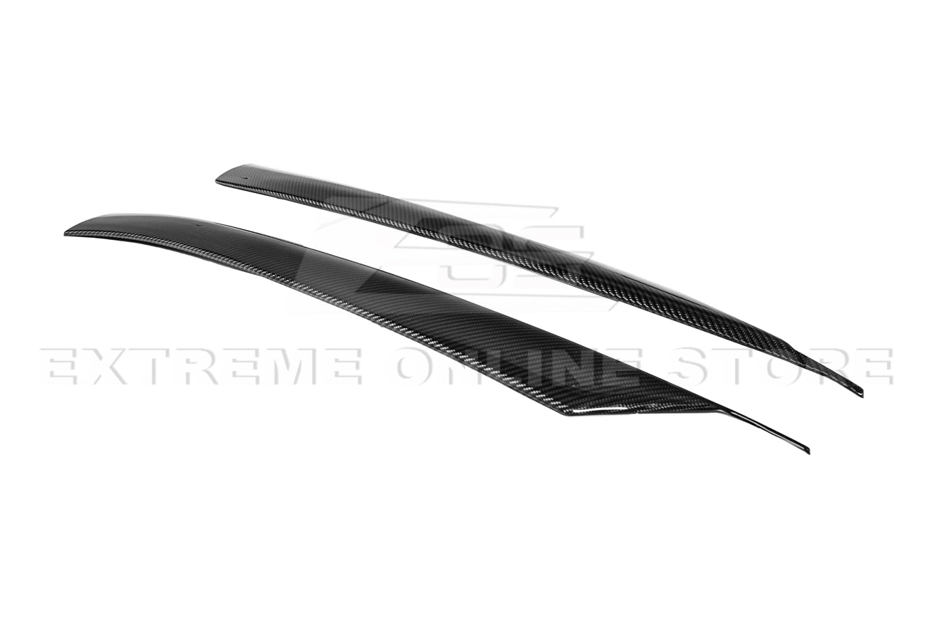 Chevrolet Corvette C8 Carbon Fiber Side Window A-Pillar Vent Cover Trim