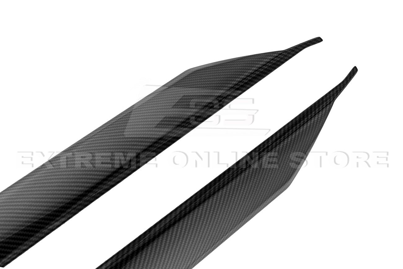 Chevrolet Corvette C8 Carbon Fiber Side Window A-Pillar Vent Cover Trim