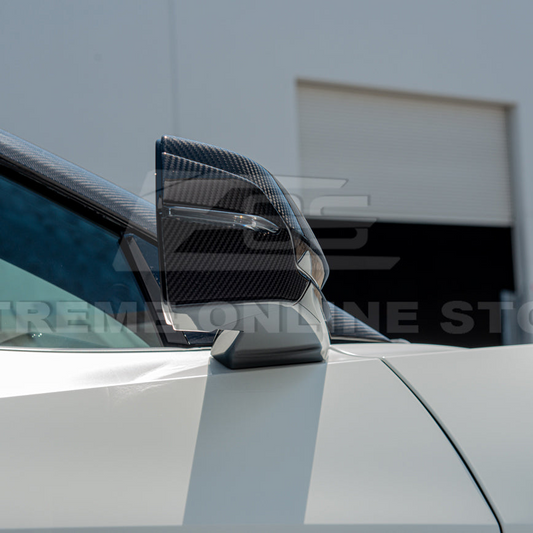 Corvette C8 Carbon Fiber Lower Mirror Covers