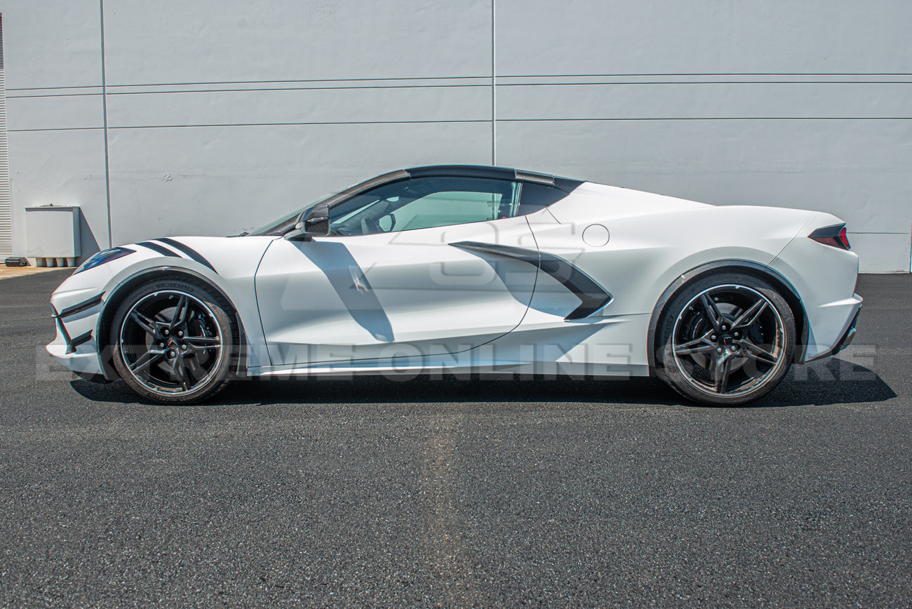 Corvette C8 Carbon Fiber Side Canards Dive Plane