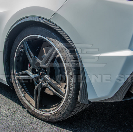 Chevrolet Corvette C8 XL Extended Rear Splash Guard Mud Flaps