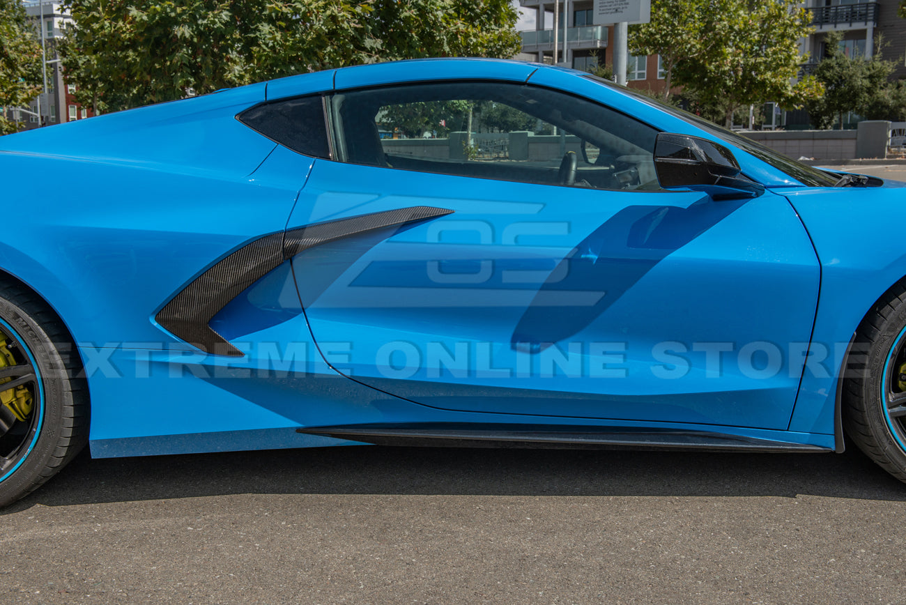 Chevrolet Corvette C8 Carbon Fiber Side Fender Vent Door Garnish