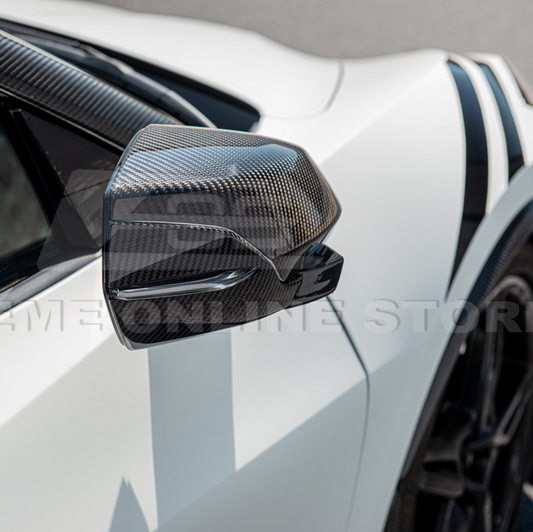 Corvette C8 Carbon Fiber Mirror Covers