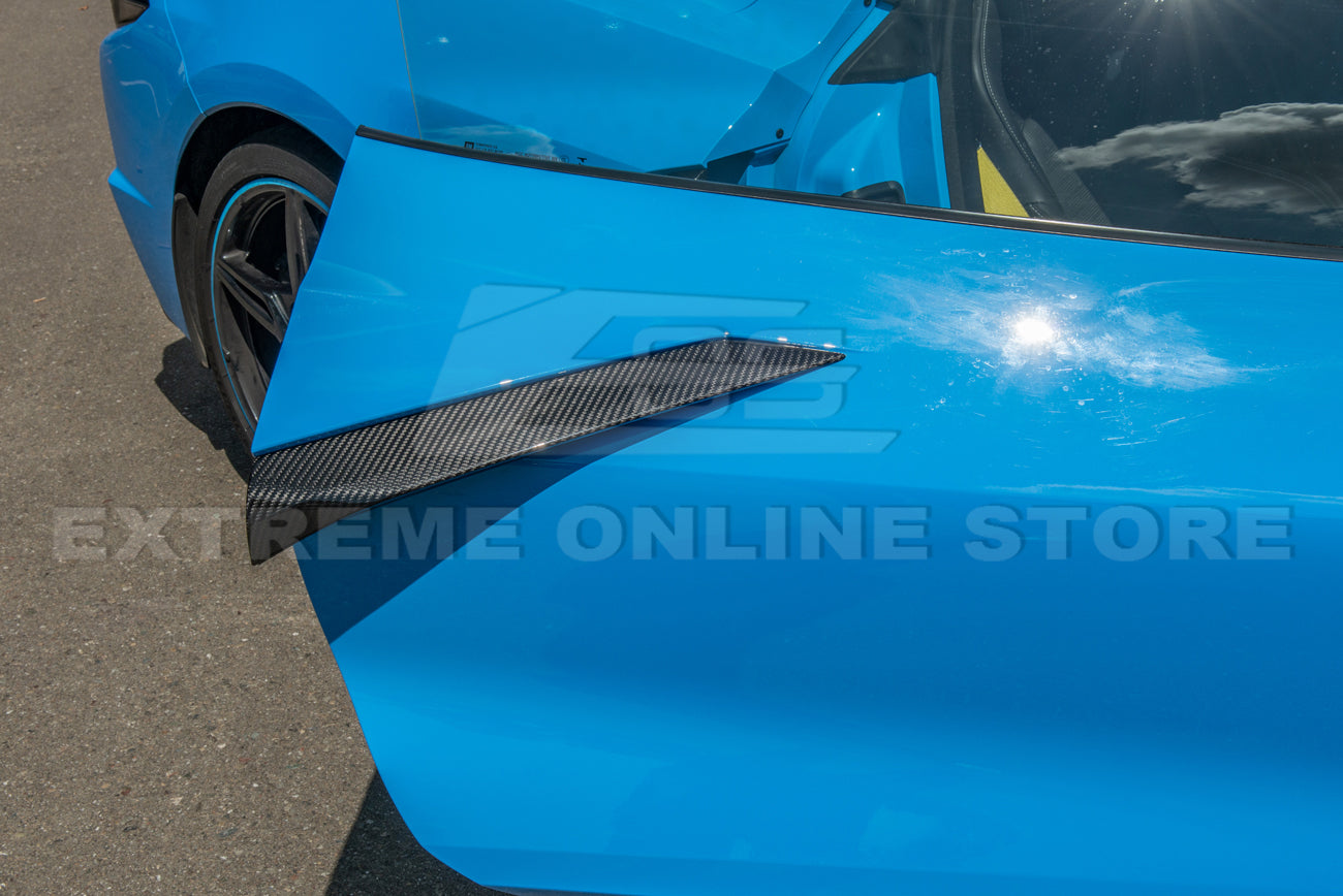 Chevrolet Corvette C8 Carbon Fiber Side Fender Vent Door Garnish