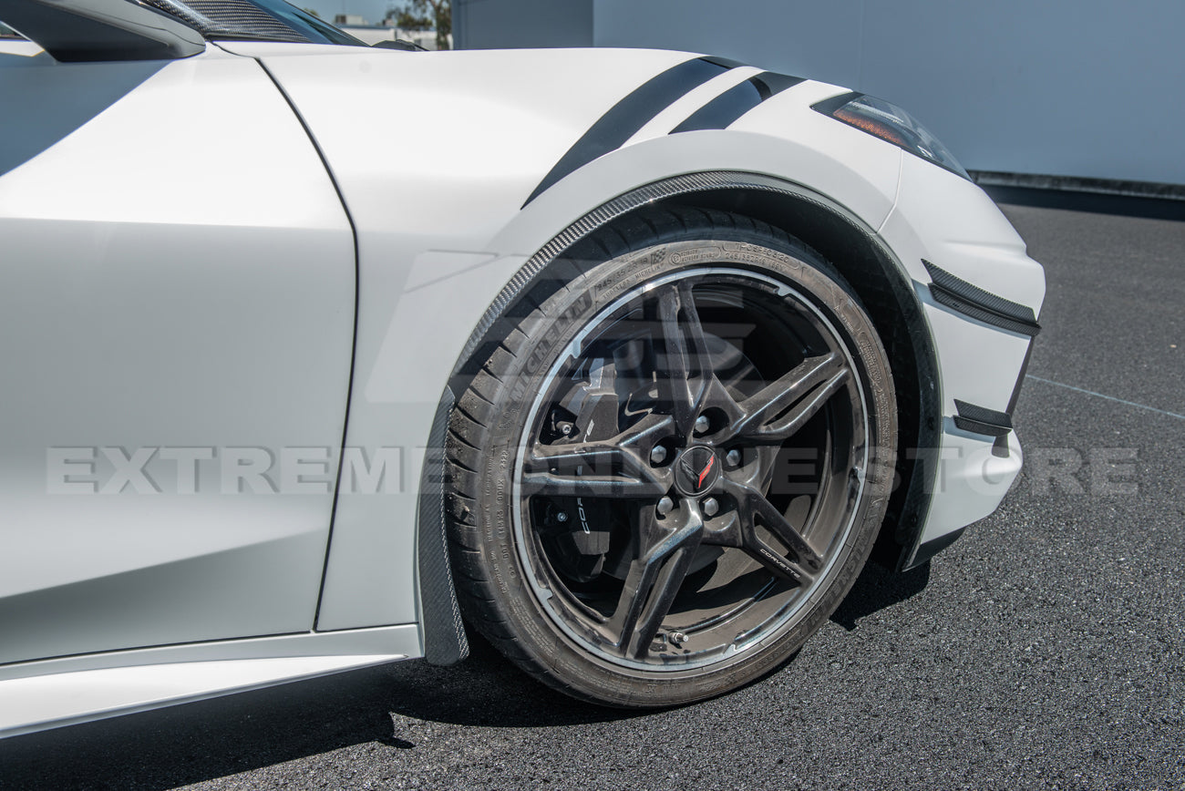 Chevrolet Corvette C8 XL Extended Front Splash Guard Mud Flaps