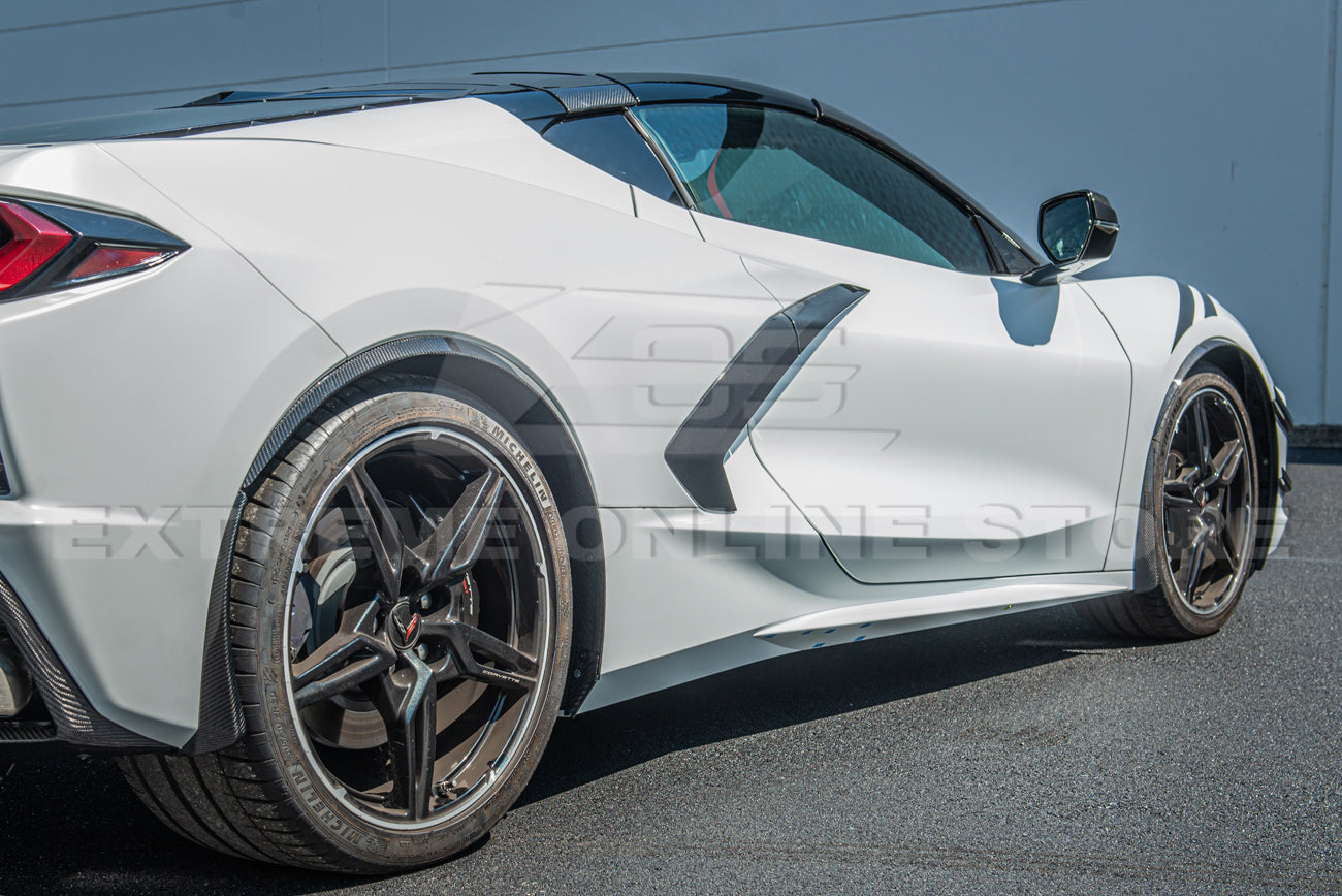 Chevrolet Corvette C8 XL Extended Rear Splash Guard Mud Flaps