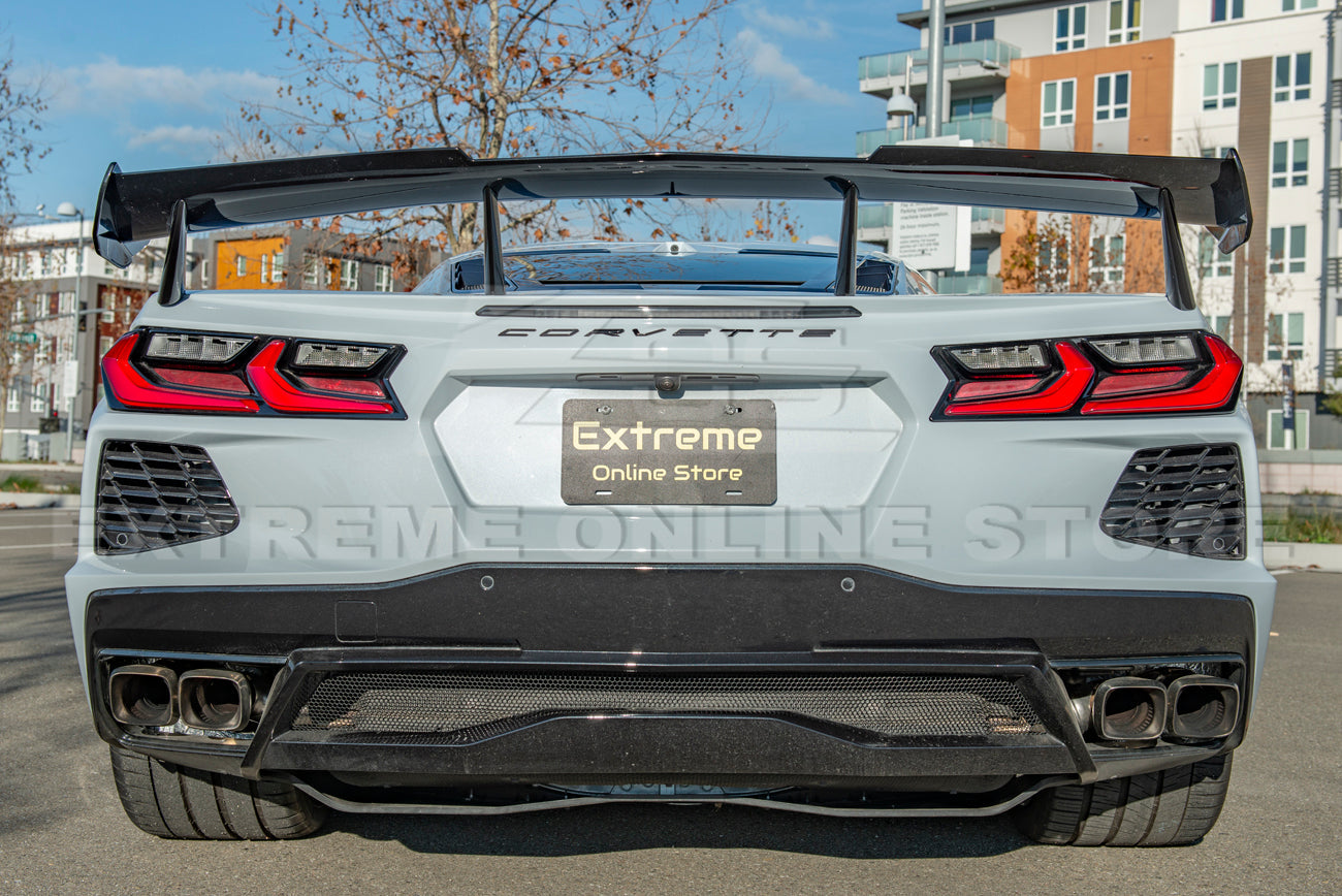 Chevrolet Corvette C8 Extended Rear Trunk Spoiler High Wing