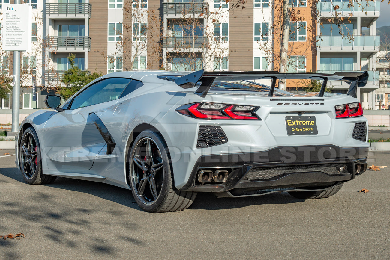 Chevrolet Corvette C8 Extended Rear Trunk Spoiler High Wing