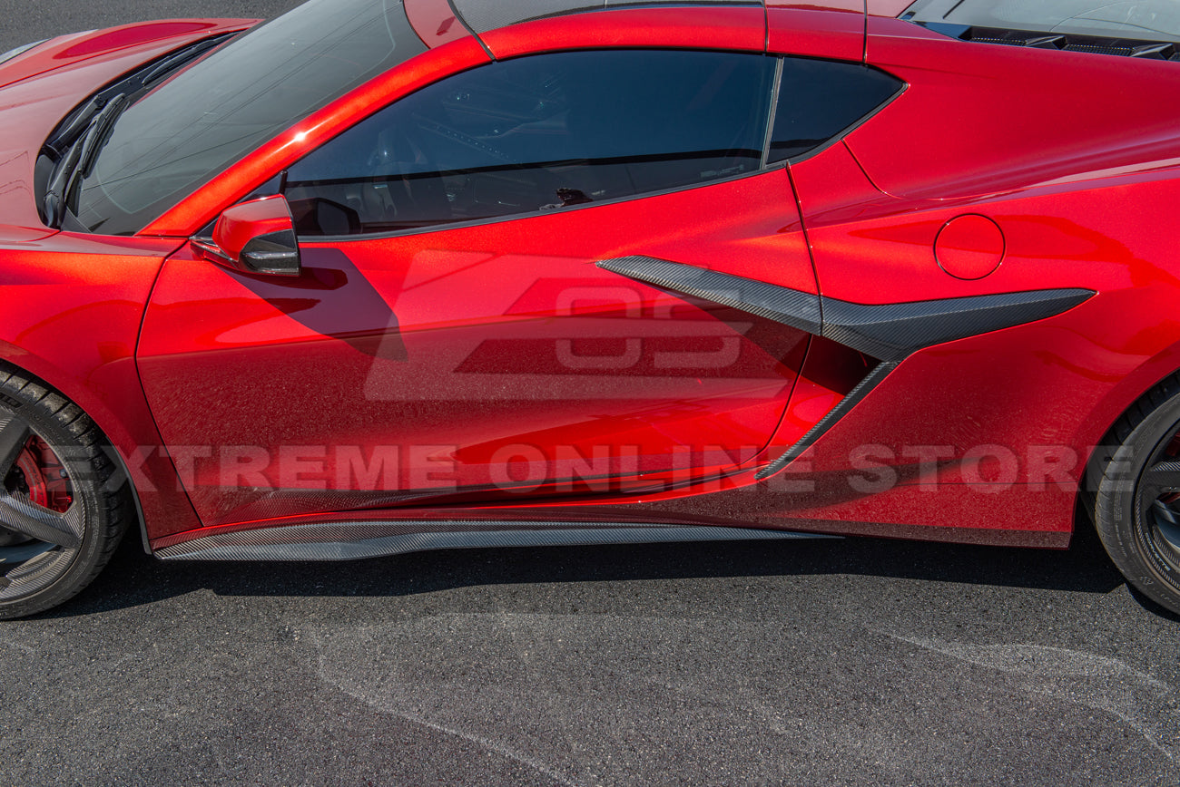 Chevrolet Corvette C8 Z06 Carbon Fiber Side Skirts Panel