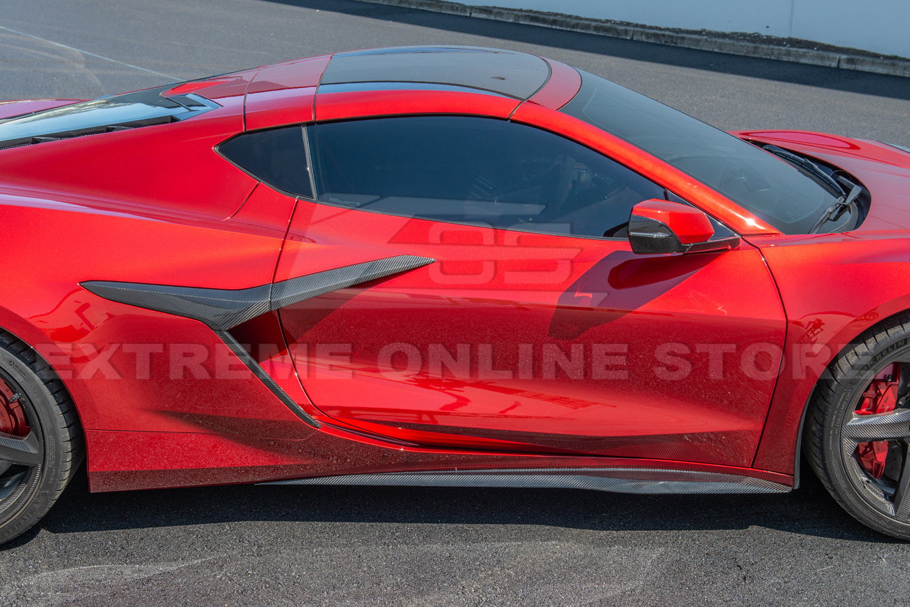 Chevrolet Corvette C8 Z06 Carbon Fiber Side Skirts Panel