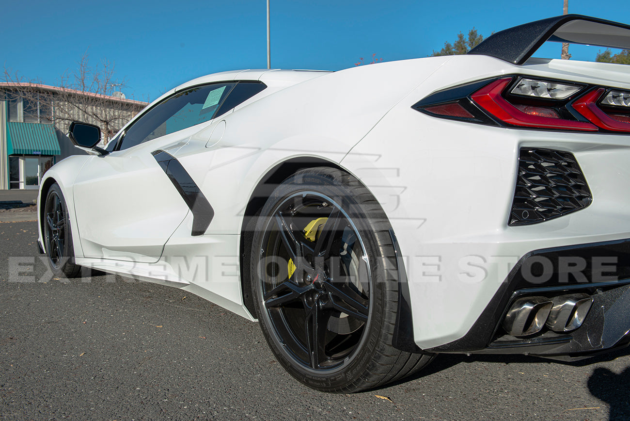 Chevrolet Corvette C8 XL Extended Rear Splash Guard Mud Flaps