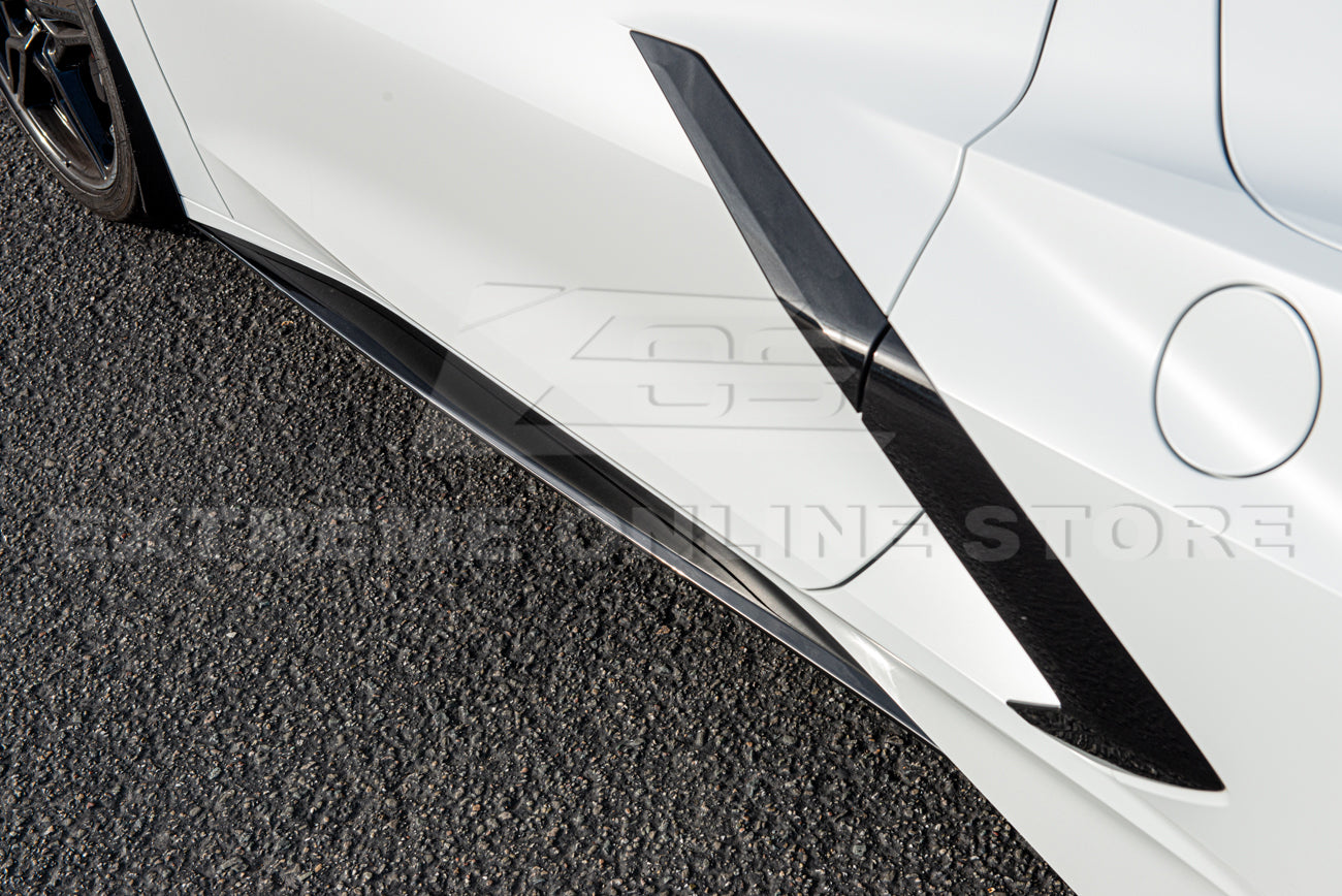 Corvette C8 Z51 Add On Side Skirts Rocker Panels