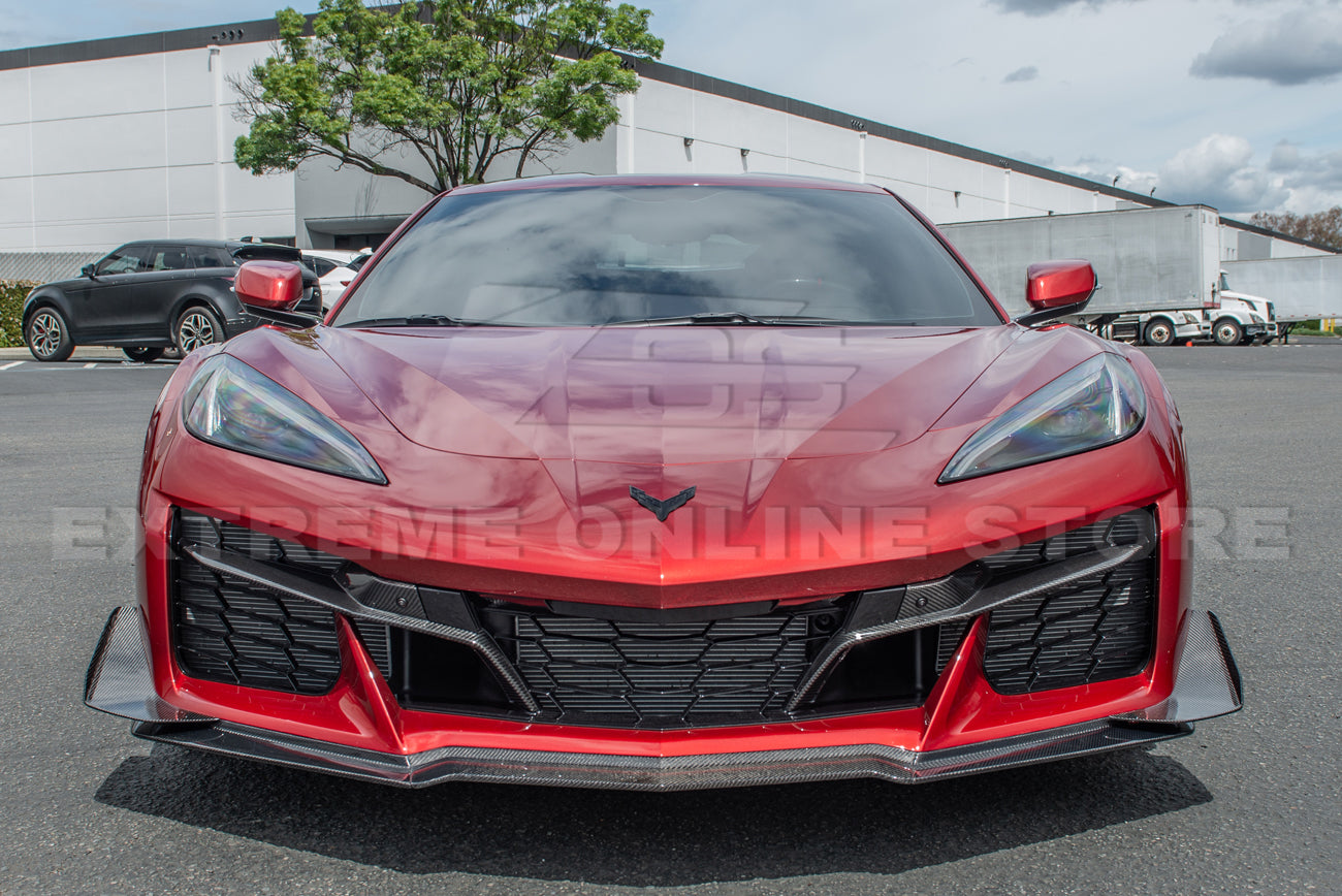 Chevrolet Corvette C8 Z06 Carbon Fiber Front Bumper Grille Insert