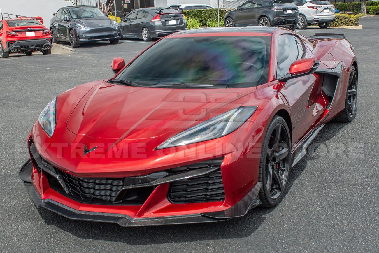 Chevrolet Corvette C8 Z06 Carbon Fiber Front Bumper Grille Insert