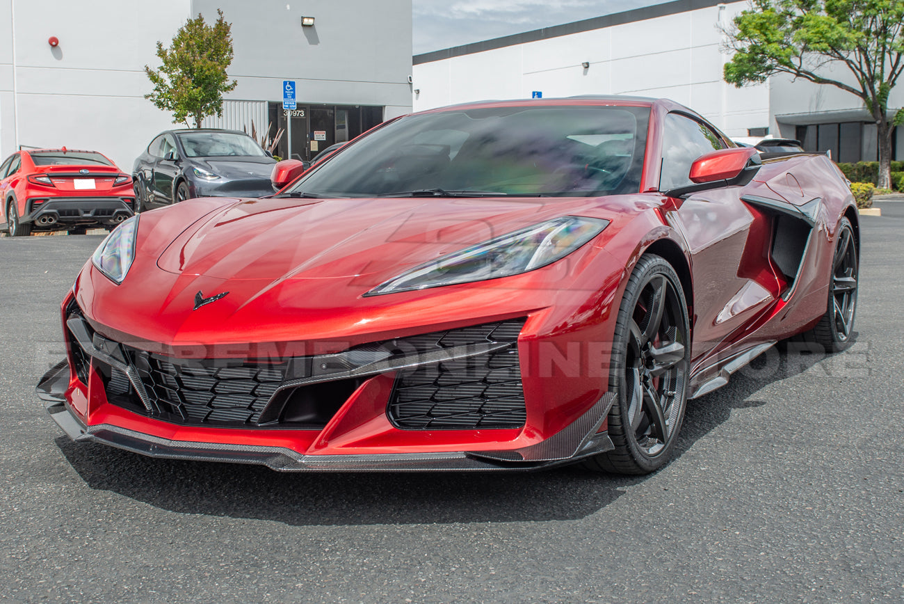 Chevrolet Corvette C8 Z06 Carbon Fiber Front Bumper Grille Insert