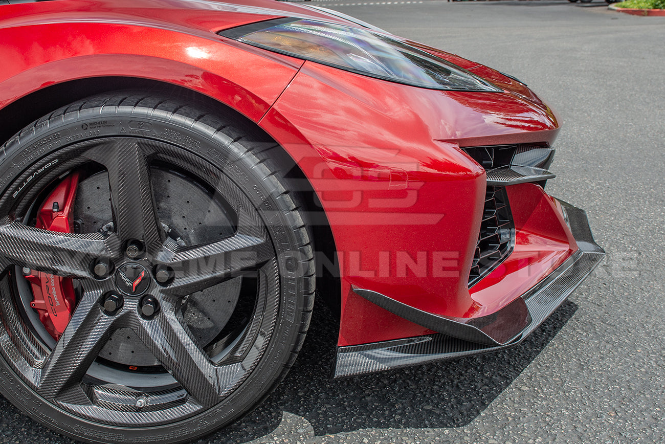 Chevrolet Corvette C8 Z06 / E-Ray Front Side Canards