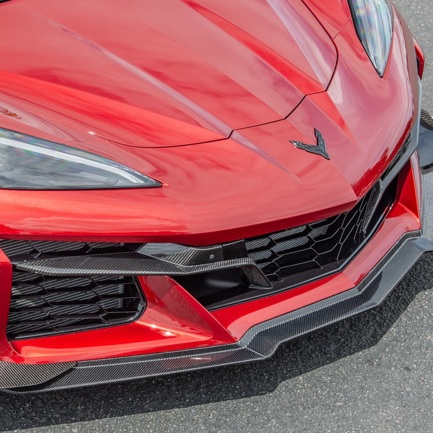 Chevrolet Corvette C8 Z06 Carbon Fiber Front Bumper Grille Insert