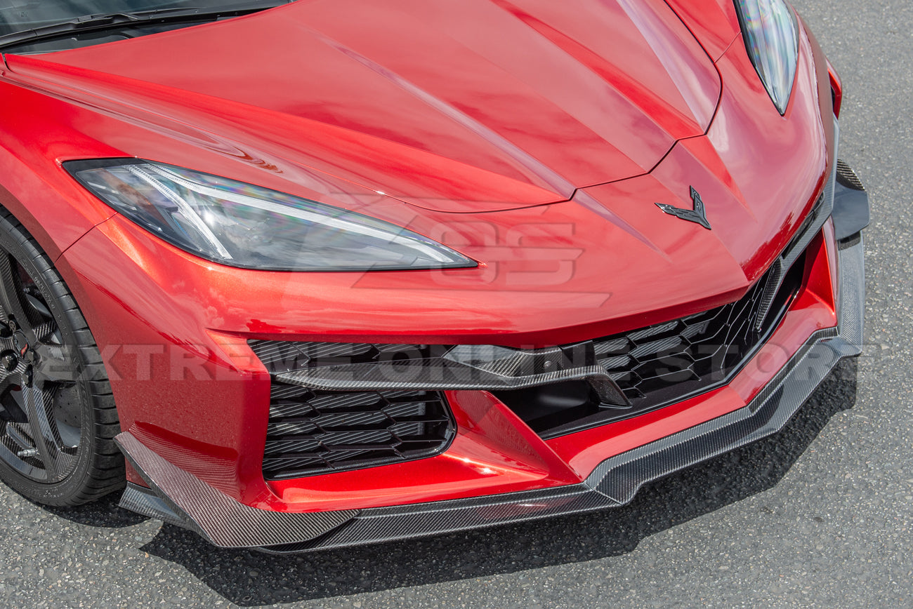 Chevrolet Corvette C8 Z06 Carbon Fiber Front Bumper Grille Insert