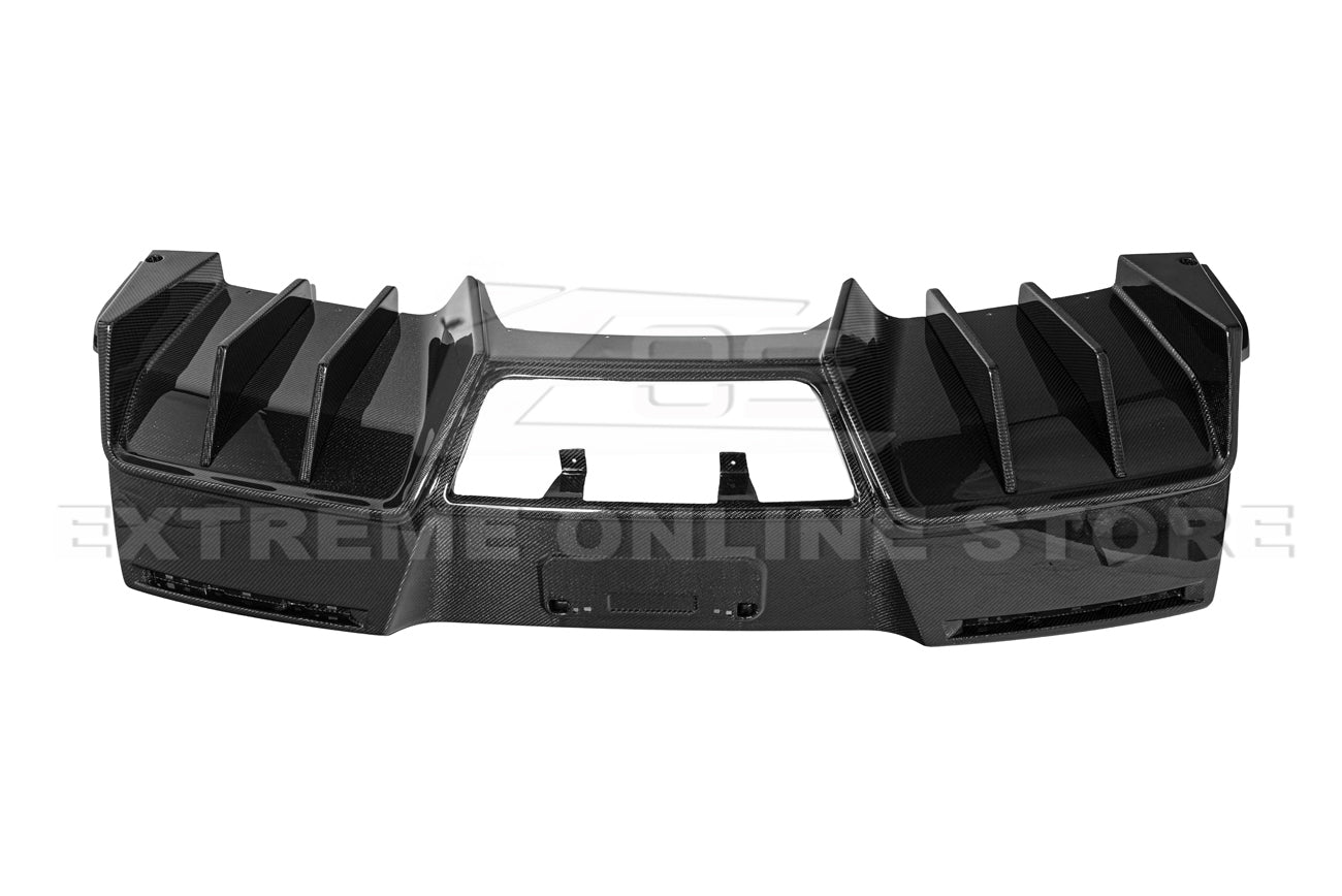 Corvette C7 GM Factory Package Carbon Fiber Rear Bumper Diffuser