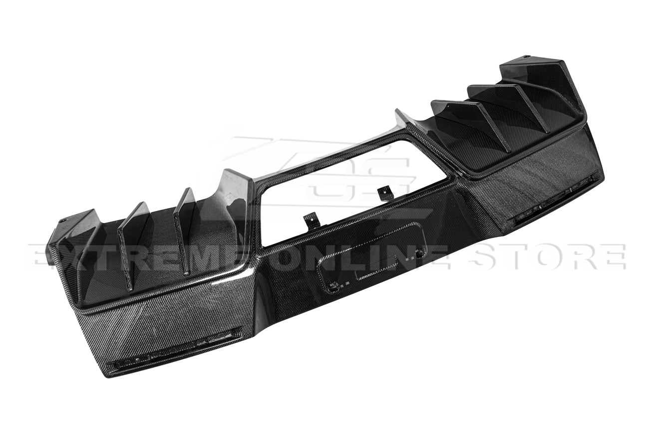 Corvette C7 GM Factory Package Carbon Fiber Rear Bumper Diffuser