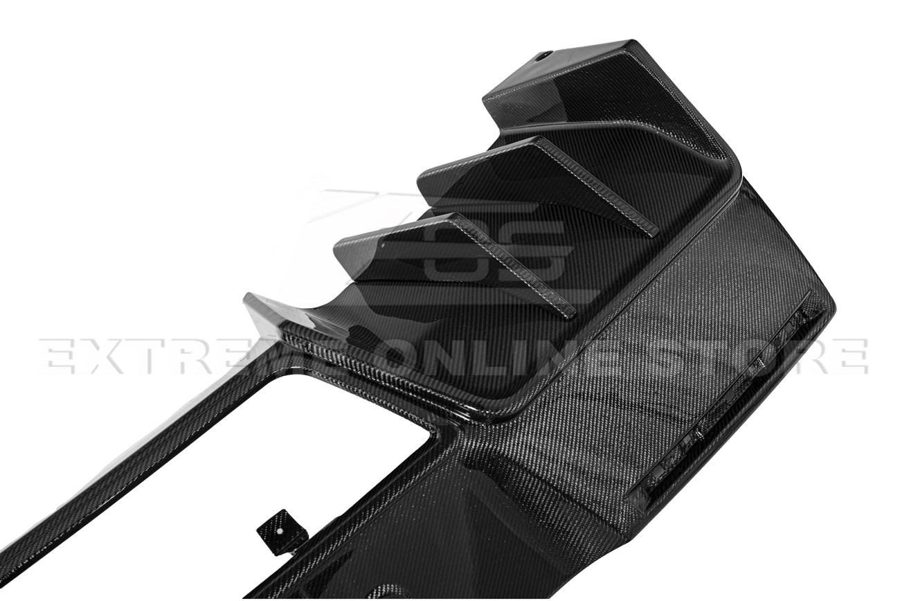 Corvette C7 GM Factory Package Carbon Fiber Rear Bumper Diffuser